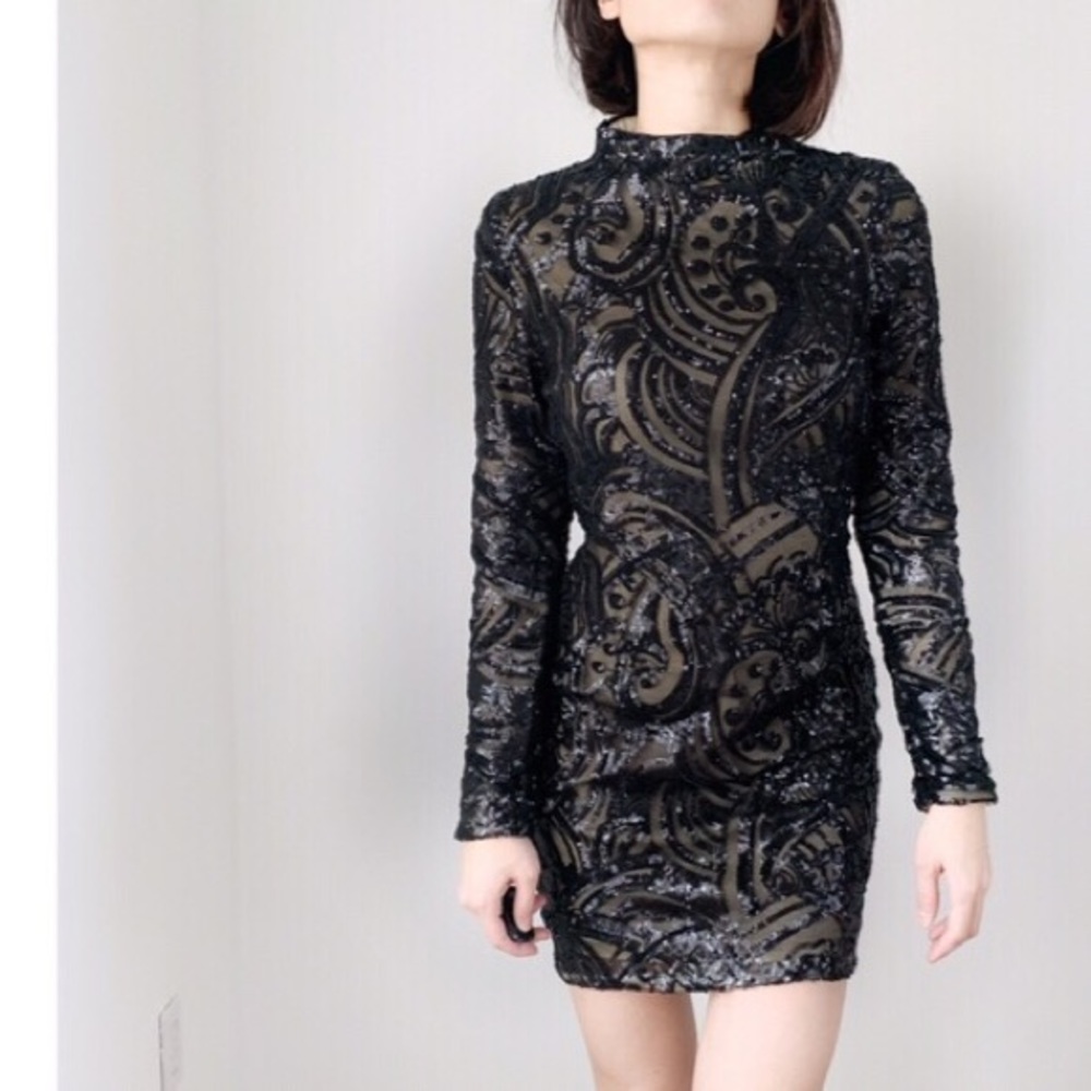 ON SALE Adrianna sequins dress - Picture 3 of 7